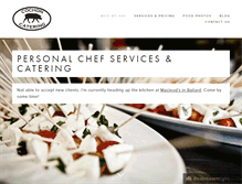 Tablet Screenshot of cochoncatering.com